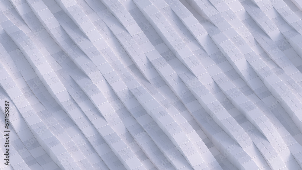 Aufkleber big data futuristic abstract white background 3d render