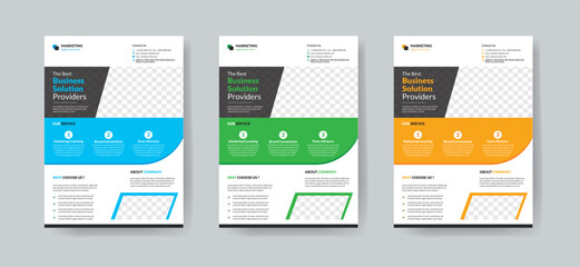 a bundle of 10 templates of a4 flyer template, modern template,  and modern design, perfect for creative professional business