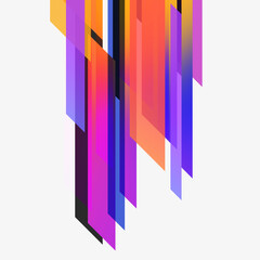 Bright colors abstract lines background