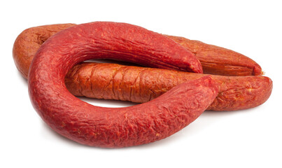 sausage on white background