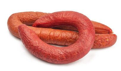sausage on white background