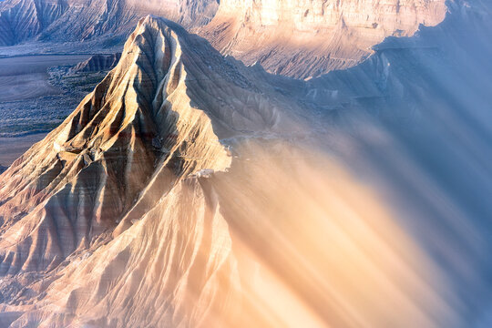 Bardenas Reales. Desierto de Bardenas Reales, desert of Bardenas Reales Navarra Spain This particular rock formation
