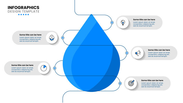 Water Scarcity Infographic Template