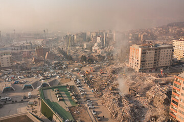 Turkey Earthquake Debris Kahramanmaras City