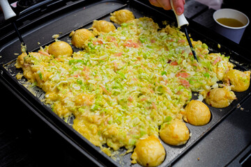 たこ焼きを作る