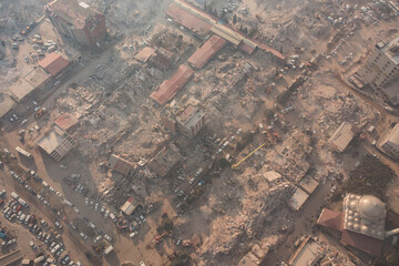 Turkey Earthquake Debris Kahramanmaras City