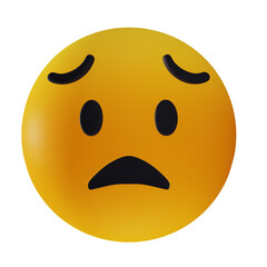 upset emoji 3D Icon