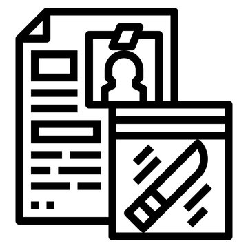 crime scene evidence file icon clip art preview