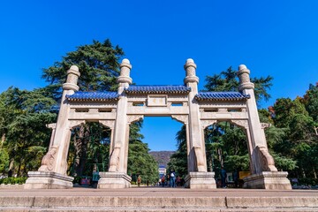 Sun yat-sen's mausoleum in nanjing