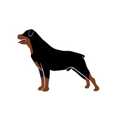 Rottweiler Logo - Dog Logo Great for Any Related Logo Brand Theme Activity or Company.