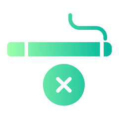 Fototapeta premium no smoke gradient icon