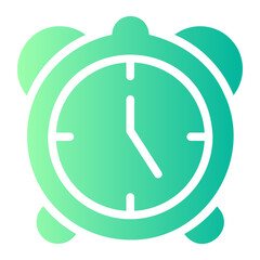 alarm gradient icon