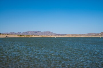 An overlooking view in Elephant Butte, New Mexico
