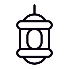 lantern glyph icon