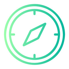 compass gradient icon