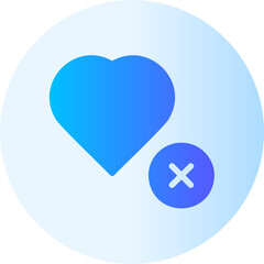 Obraz premium no sex gradient icon