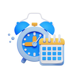 alarm clock  remainder 3D Icon