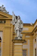 Obraz premium Sculptures in the entrance area of ​​Melk Abbey, Austria