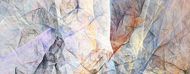 Abstract painting grunge texture. Modern paint pattern. Bright background. Fractal artwork for creative graphic design