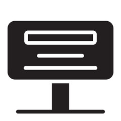 billboard glyph icon