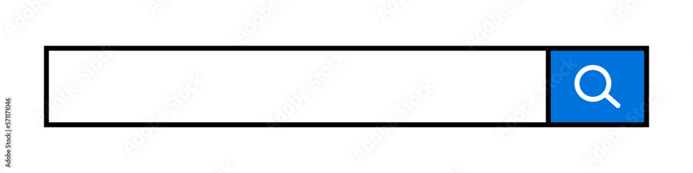 Poster internet search bar. web ad search box. vector.