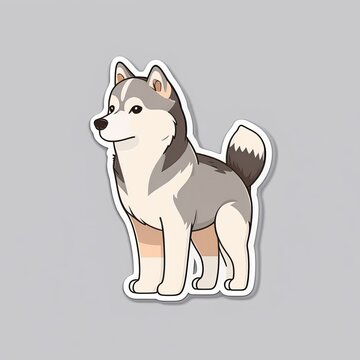 Siberian Husky sticker
