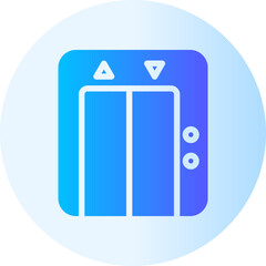 elevator gradient icon
