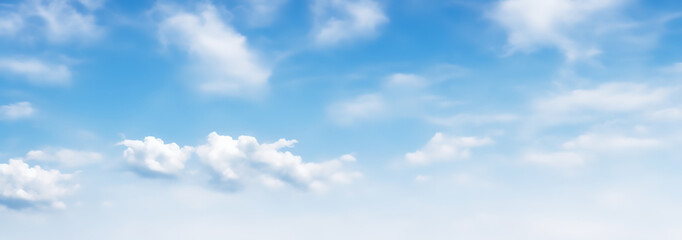 Sunny weather with blue sky and white clouds Sky texture