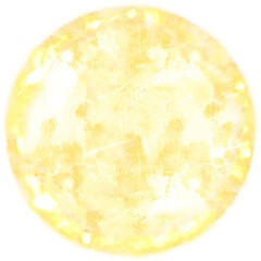 Golden luxury frame with transparent background