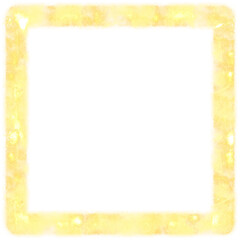 Golden luxury frame with transparent background