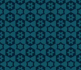 Abstract tileable geometric pattern. A seamless background, vintage texture.	
