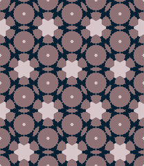 Abstract tileable geometric pattern. A seamless background, vintage texture.	
