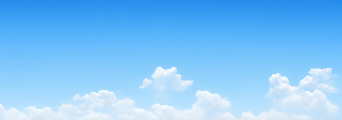 Sunny weather with blue sky and white clouds Sky texture