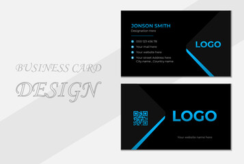  Double-sided creative business card template. Creative and Clean Business Card Template.
 Minimalist Business Card Template. Modern Business Card.
