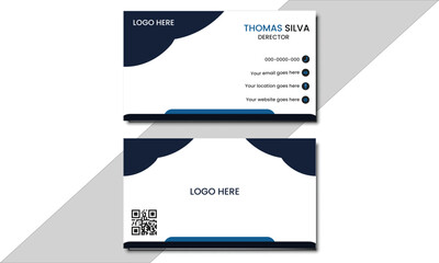 Modern Business Card - Creative and Clean Business Card Template. Clean professional business card template.