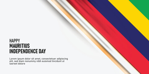 Mauritius Independence Day background.