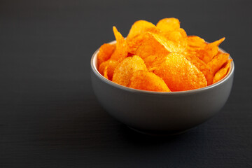 Crunchy Paprika Potato Chips Ready to Eat