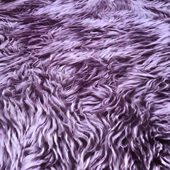 A Lavender Pink Fabric and Fur Fantasy with Abstract Textures.