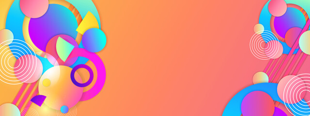 Trendy simple orange fluid color gradient geometric abstract background with dynamic wave line effect. Vector Illustration For Wallpaper, Banner, Background, Card, Book Illustration, landing page