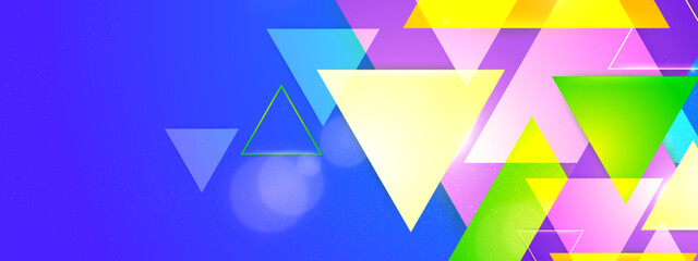 Modern geometrical blue abstract background - circles. Business or technology presentation design template, brochure or flyer pattern, or geometric web banner