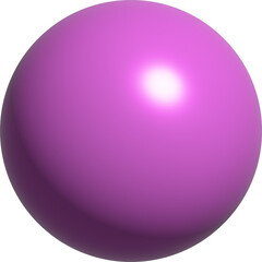 Pink 3d ball