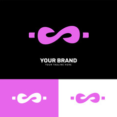 Simple minimalist modern unique logo design