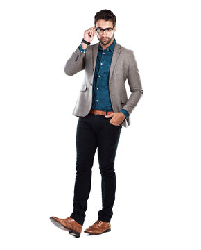 A Handsome Young Man In Business Attire Holding His Glasses And Posing With His Hands In His Pocket Isolated On A Png Background