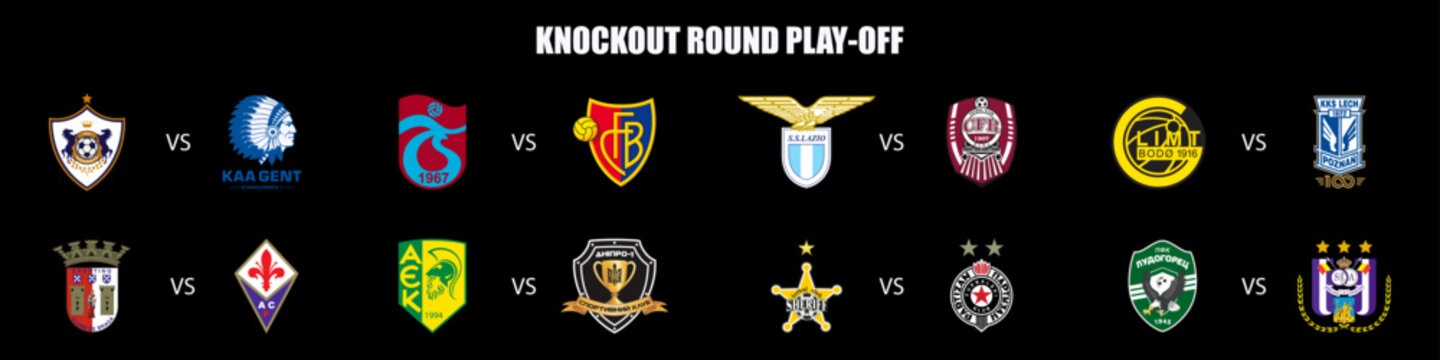 2022-2023 UEFA Europa Conference League. Knockout round play-off. Kyiv, Ukraine - Feb 13, 2023