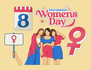 Flat International Women Day
