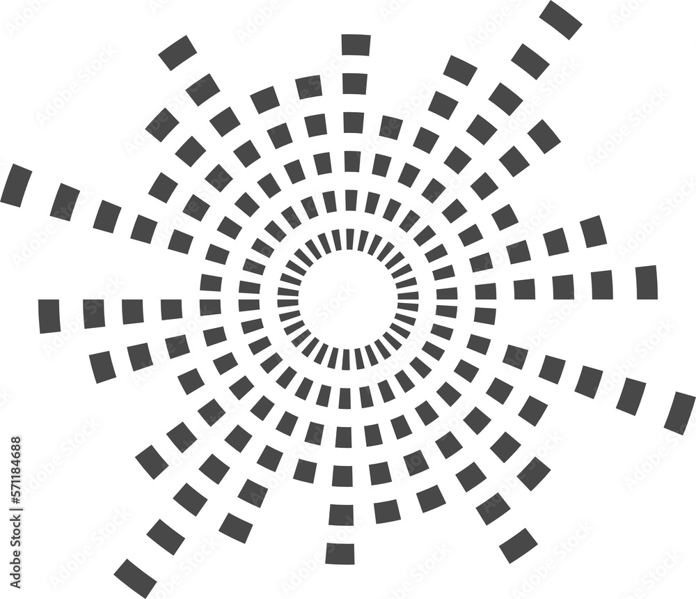 Poster abstract circular equalizer. round audio eq soundwave. graphic abstract frame.
