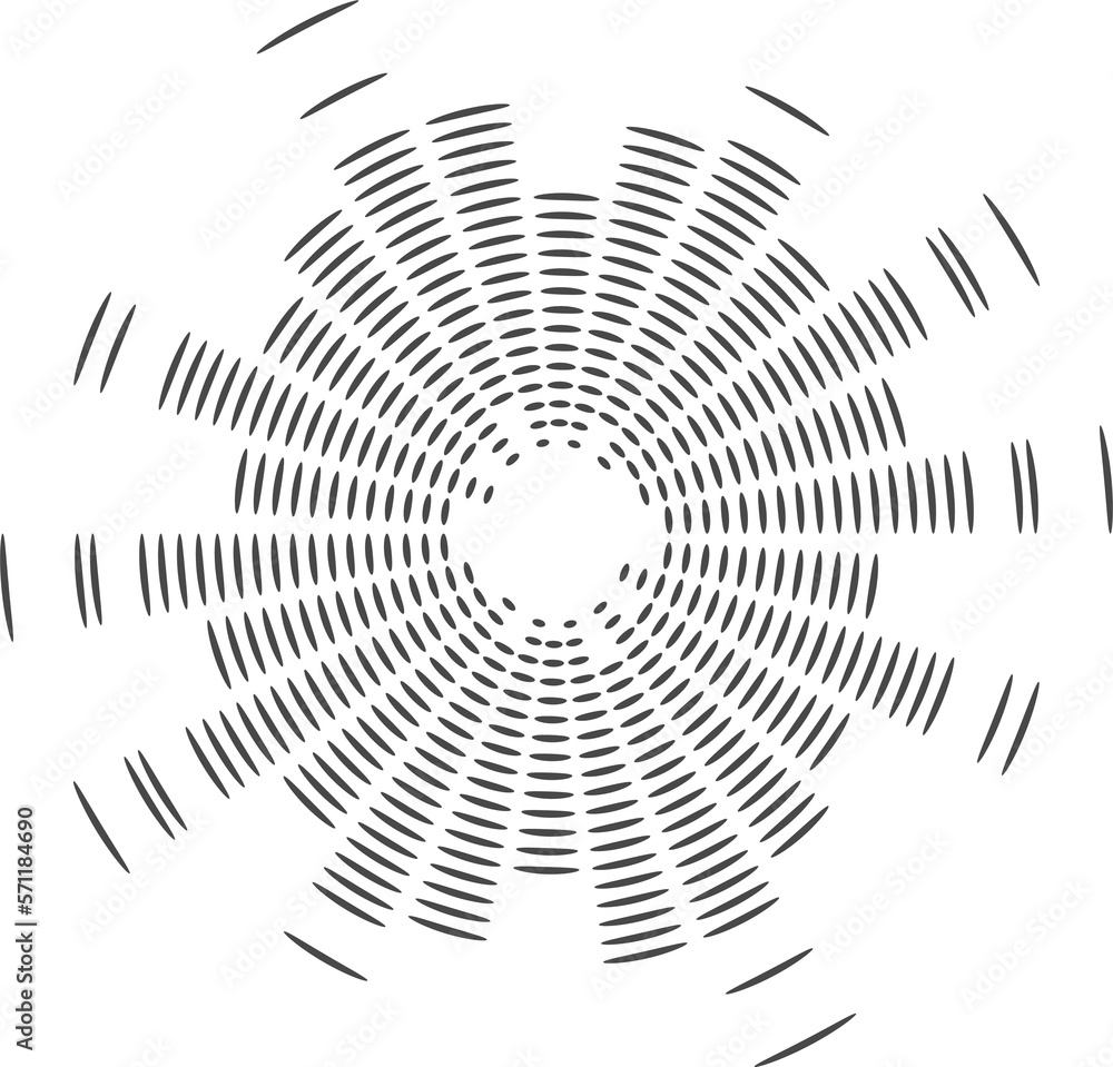 Poster abstract circular equalizer. round audio eq soundwave. graphic abstract frame.
