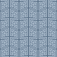 Japanese Maze Tile Vector Seamless Pattern
