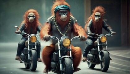 Obraz premium orangutan in life