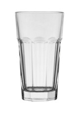Glass on the white background, close up
